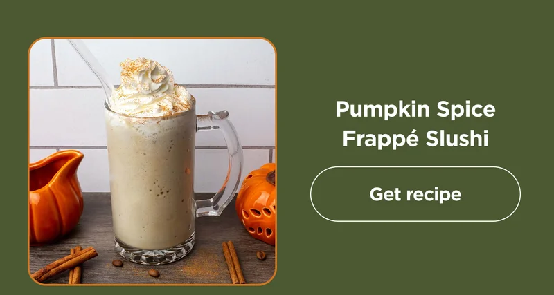 Pumpkin Spice Frappe Slushi
