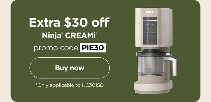 Extra $30 off* Ninja CREAMi promo code: discount code * only applicable to NC301SD
