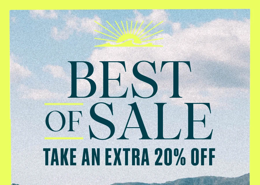 Sale on sale extra 20% off