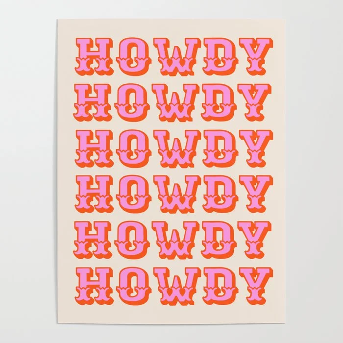 howdy howdy Poster Poster