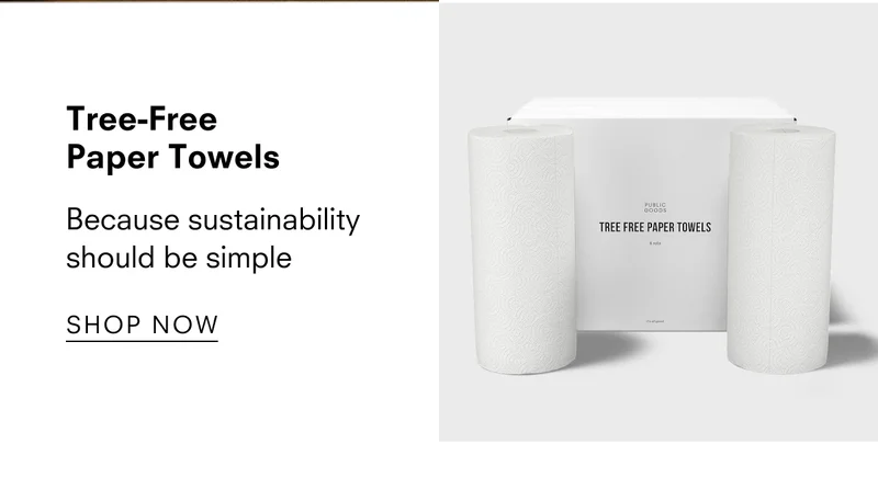 Tree-Free Paper Towels - 6 Roll Box