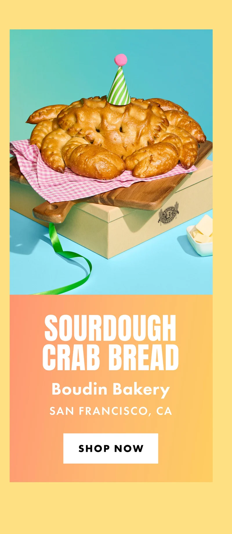 Sourdough Crab Bread