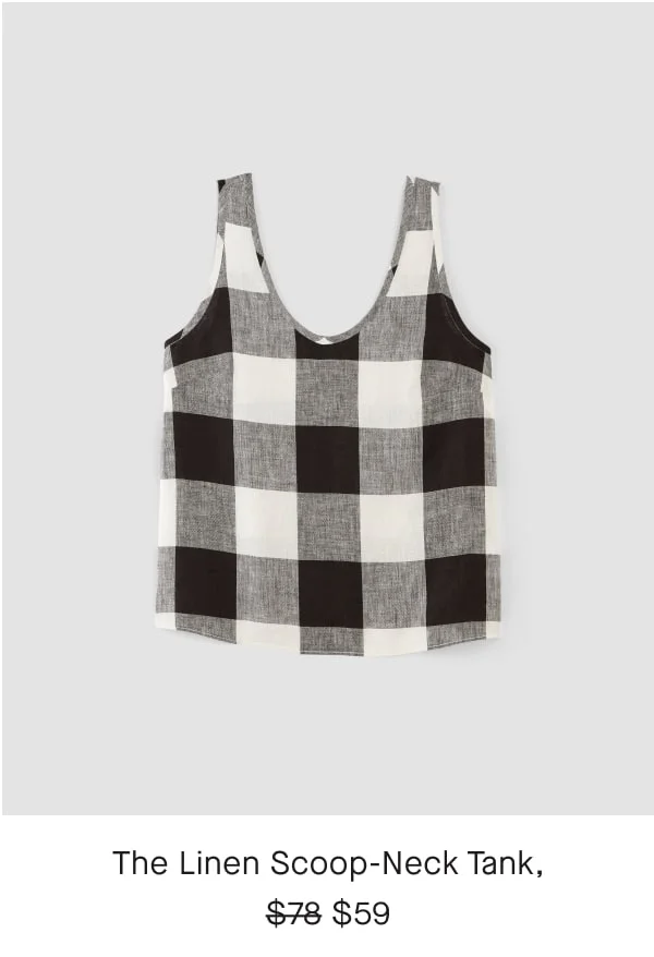 [IMAGE]The Linen Scoop-Neck Tank