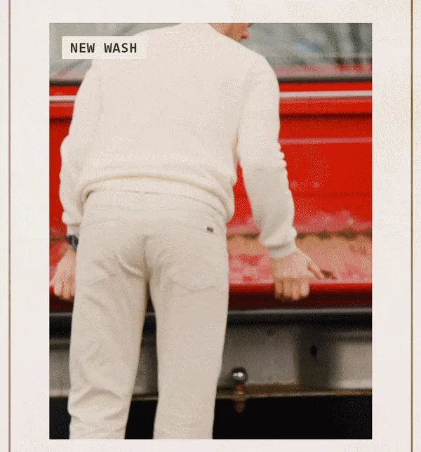 Organic Cotton Denim - Stone