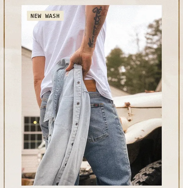 Organic Cotton Denim - Somerset Blue