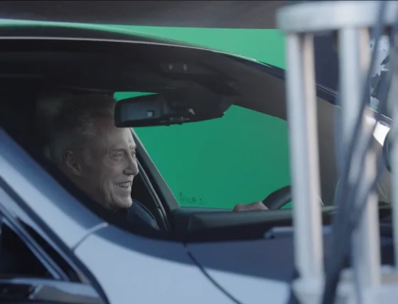 Thumbnail of the video showing behind the scenes footage of how the i5 commercial with Christpher Walken was made.