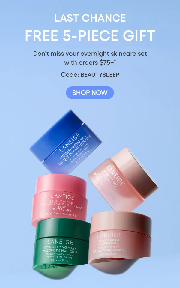 free gift with $75+