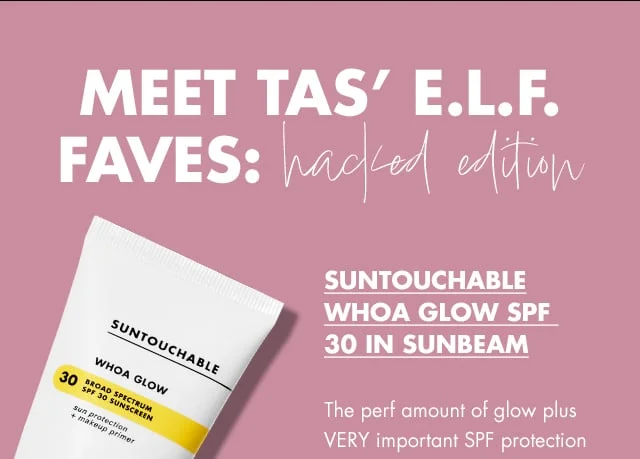 Suntouchable Whoa Glow SPF 30 in Sunbeam