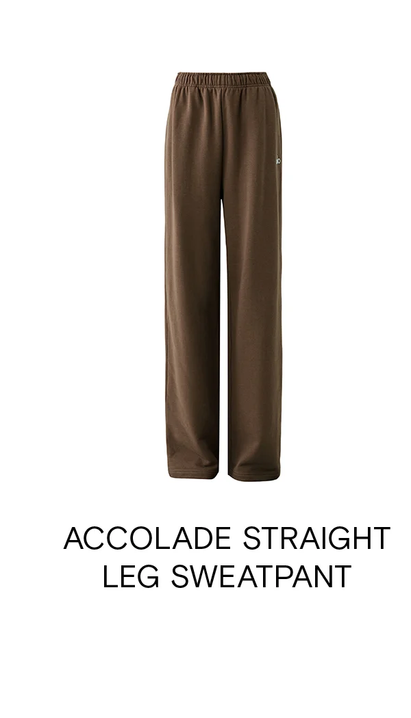 ACCOLADE STRAIGHT LEG SWEATPANT