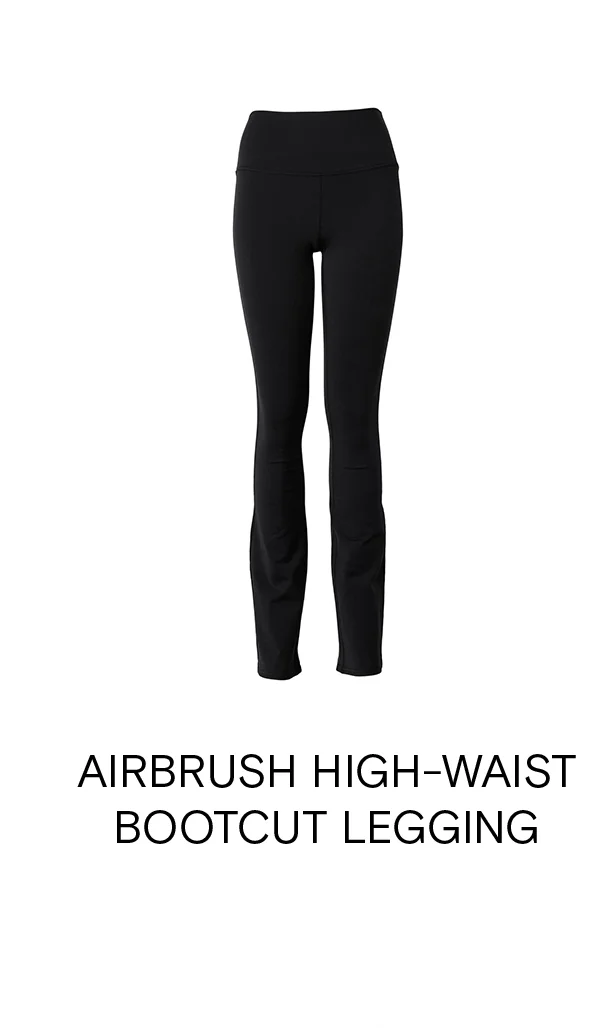 AIRBRUSH HIGH-WAIST BOOTCUT LEGGING