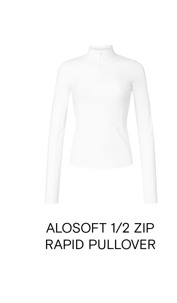 ALOSOFT 1/2 ZIP RAPID PULLOVER