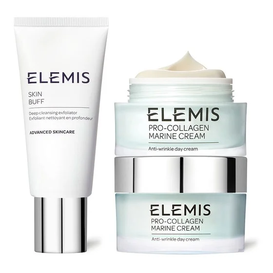 ELEMIS Pro-Collagen Marine Cream 1oz Duo w/Skin Buff Exfoliator