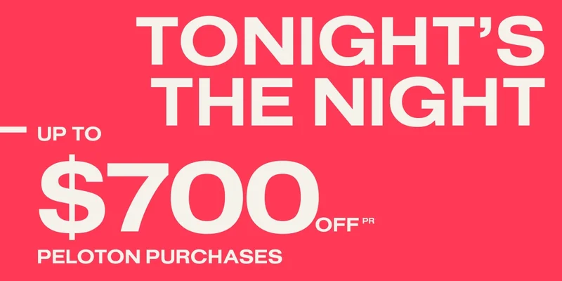 Up to $700 off Peloton purchases