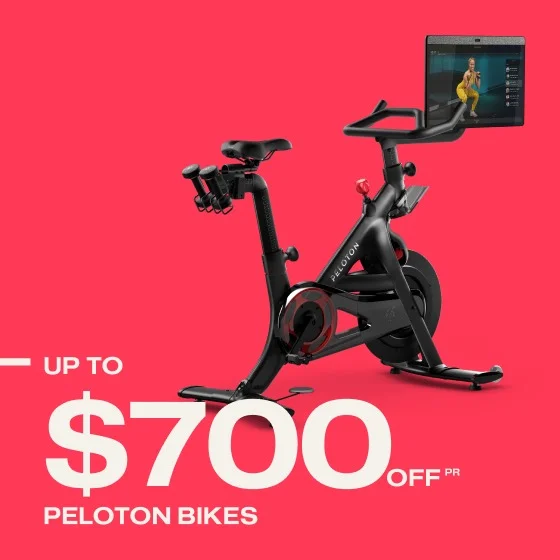 Up to $700 off Peloton Bikes