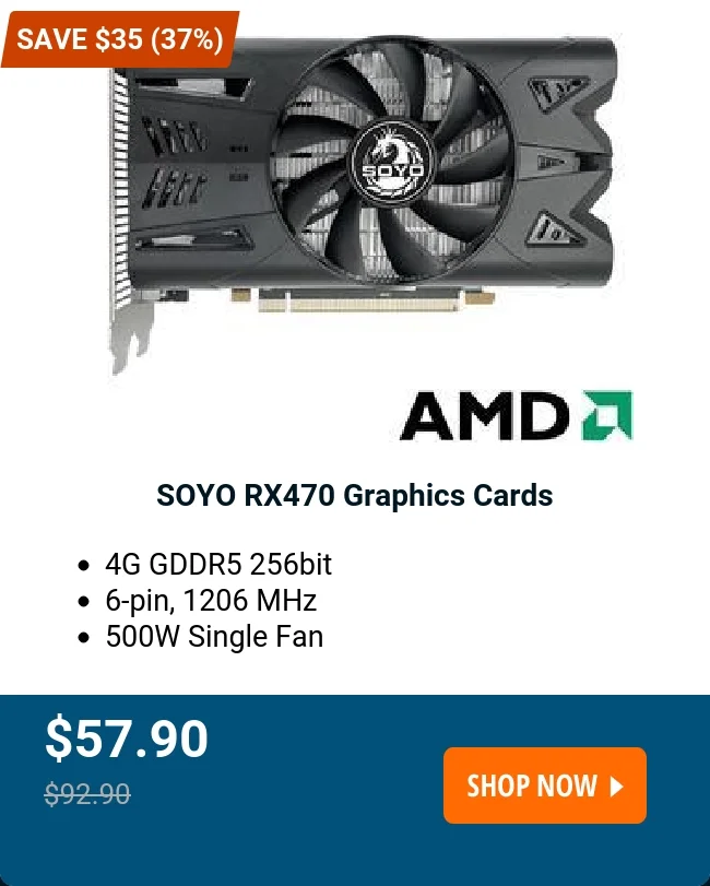 SOYO RX470 Graphics Cards