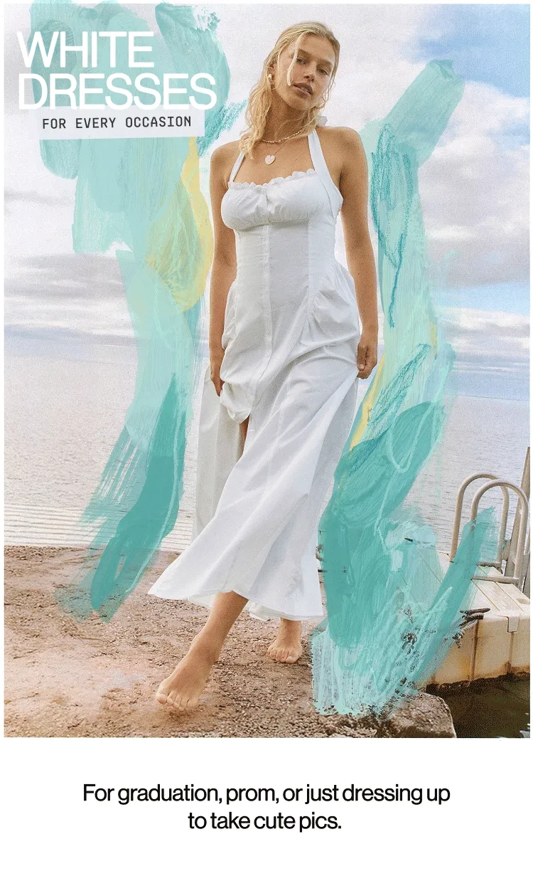 IMAGE-WHITE DRESSES
