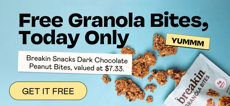 Free Granola Bites, Today Only | GET IT FREE