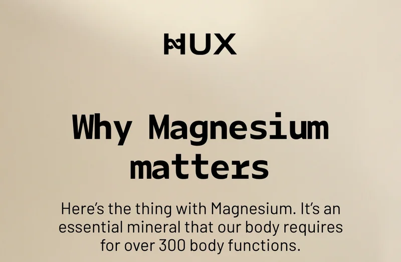 Why magnesium matters