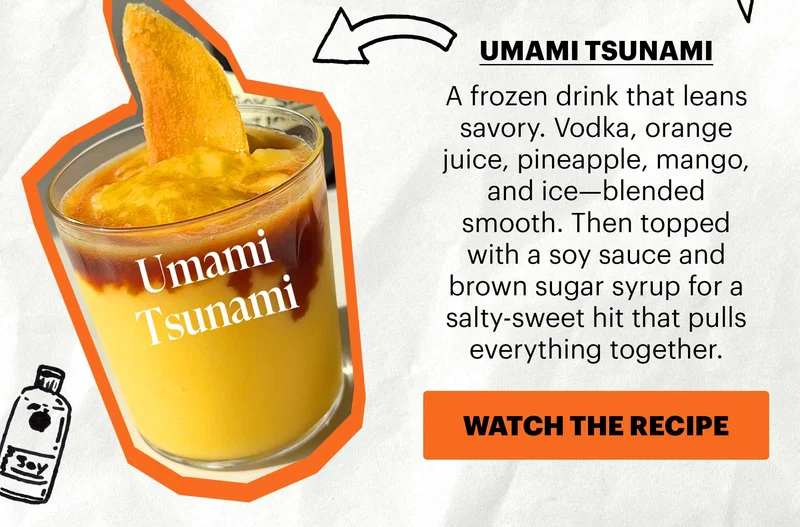 Header: NATIONAL COCKTAIL DAY, THE MOMOFUKU WAY Sub-header: We teamed up with @thethirstygals (Laura and Samantha) for two cocktails that go beyond the usual. Think heat, salt, fruit, and a little chaos—in a good way. CTA: WATCH THE RECIPE