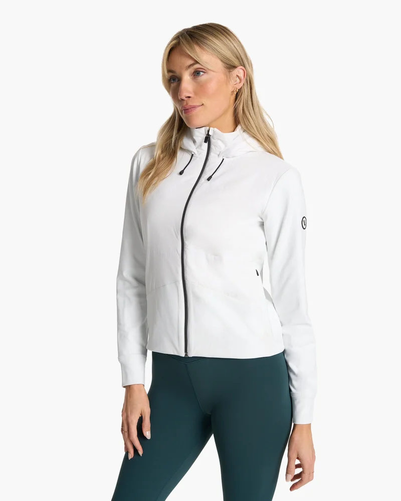 Image of Chilled Out Full Zip | White