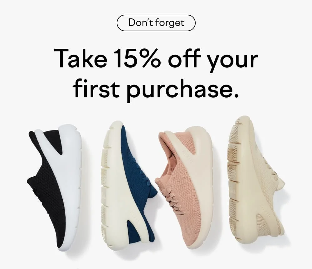 Don't forget - take 15% off your first purchase