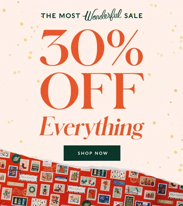 30% Off Everything