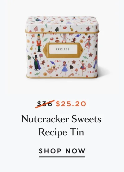 Nutcracker Sweets Recipe Tin