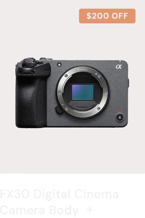 fx30 Digital cinema camera body