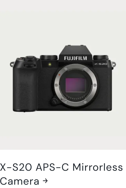 x-s20 aps-c Mirrorless camera