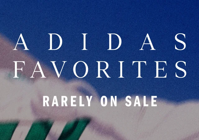 adidas favorites rarely on sale