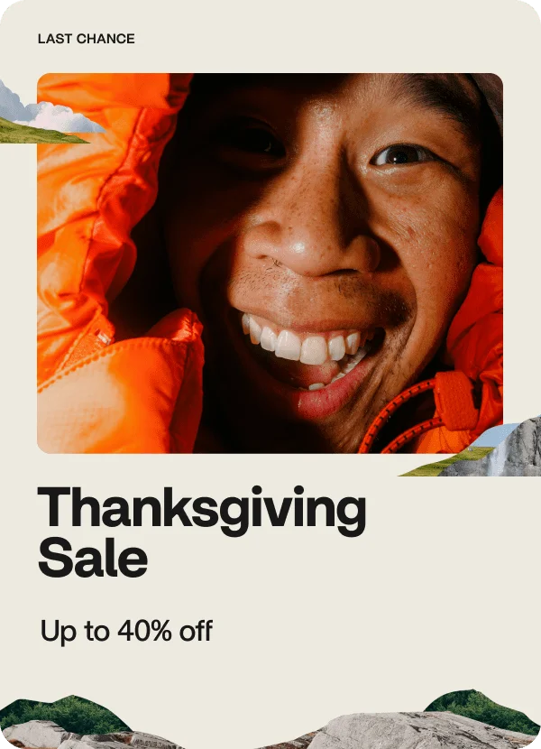 Thanksgiving Sale: Up to 40% off! LAST CHANCE