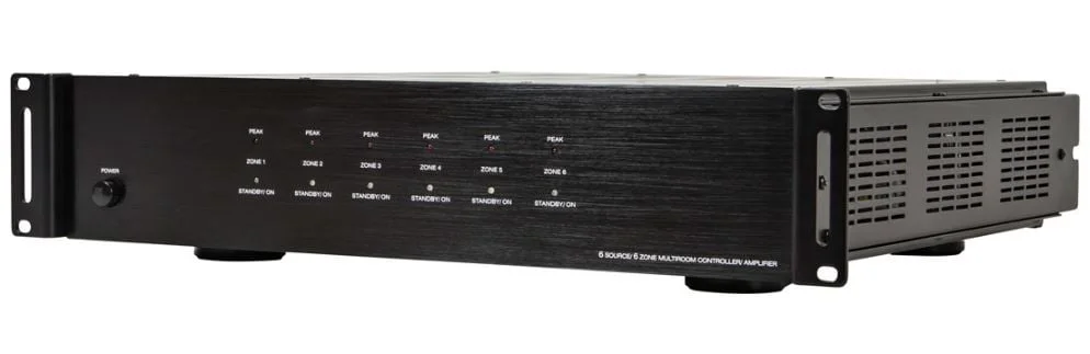 6-Zone 6-Source Home Audio Controller And Amplifier Kit