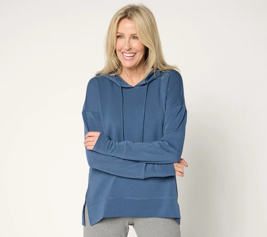 Belle Body by Kim Gravel ScubaLuxe Pop Color Hoodie