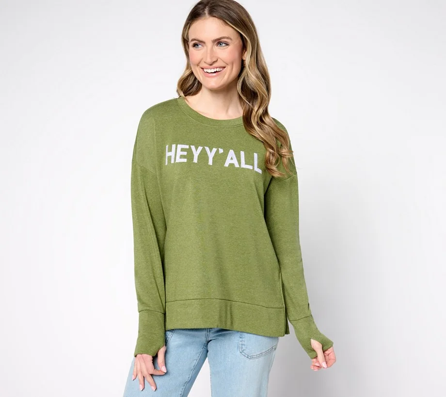 Belle by Kim Gravel Inspirational Graphic Sweatshirt