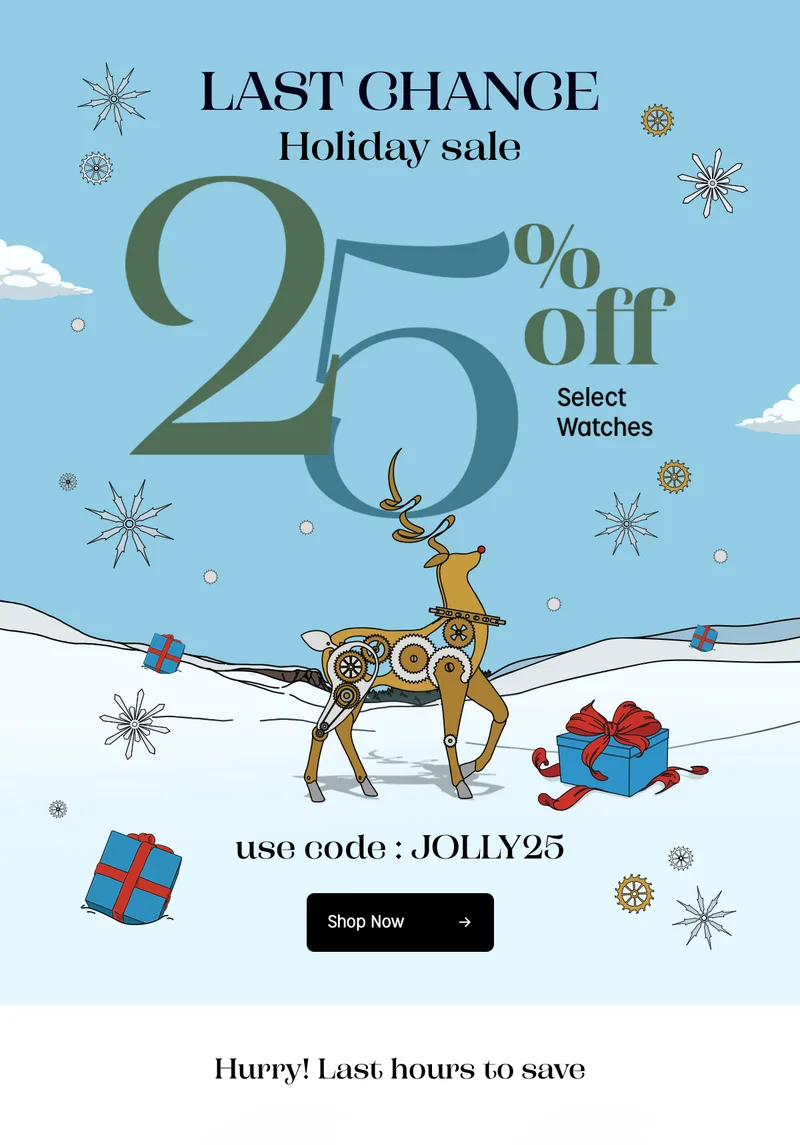 Shop Now (Use code: discount code) - Timex