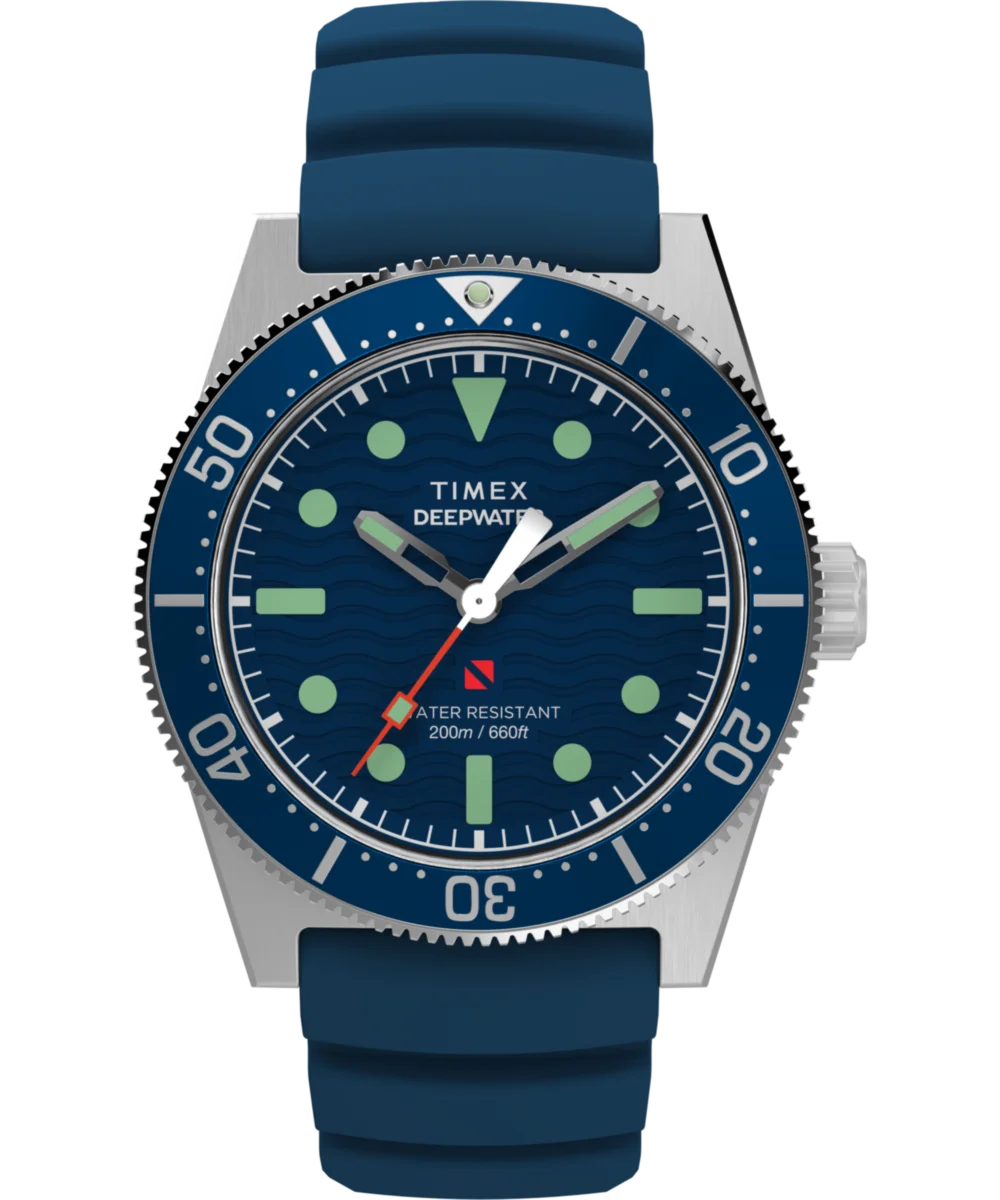Image of Deepwater Reef 200 41mm Synthetic Rubber Strap Watch