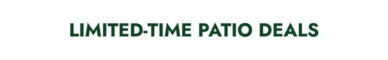 Take 25% off Patio Favorites