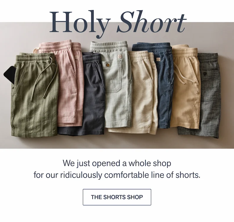All shorts, all the time