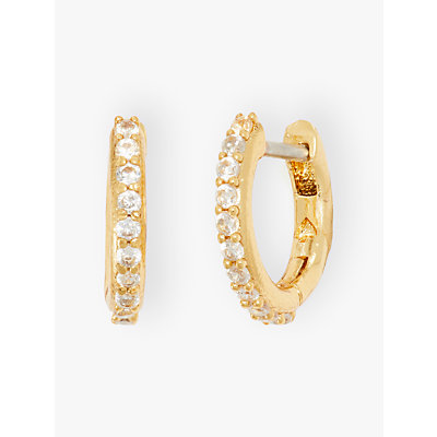Tiny Twinkles Pavé Mini Hoops