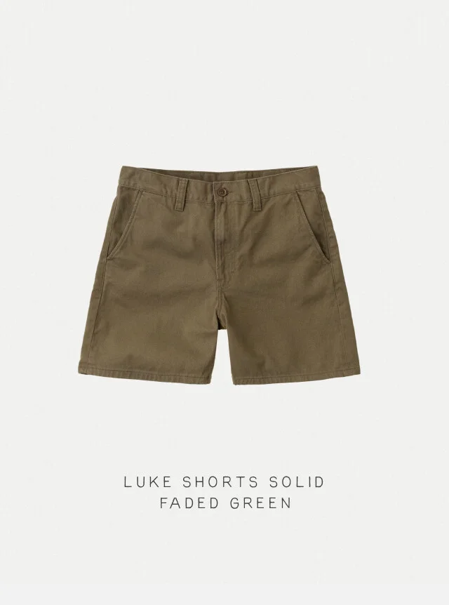 Luke Shorts Solid Faded Green