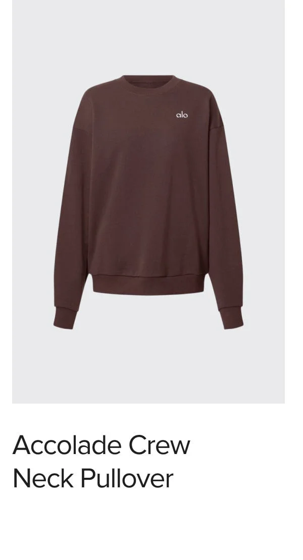 ACCOLADE CREW NECK PULLOVER