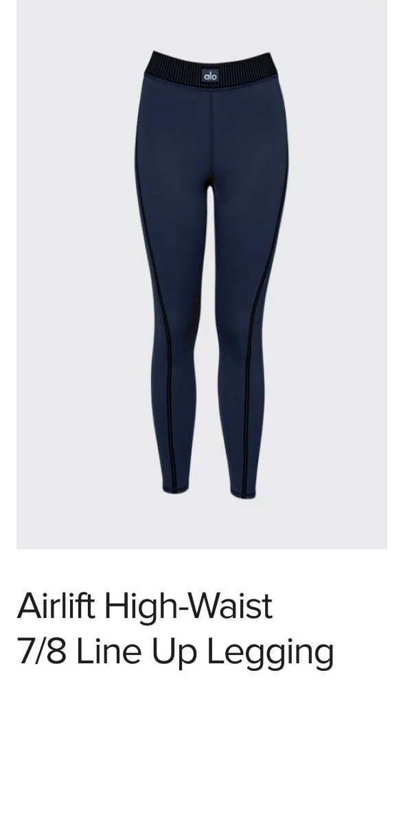 AIRLIFT HIGH-WAIST 7/8 LINE UP LEGGING