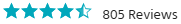 805 Customer Reviews