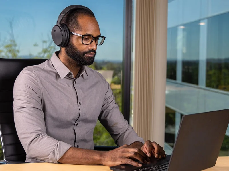 BT‑300ANC Over Ear Active Noise Cancelling Headphones