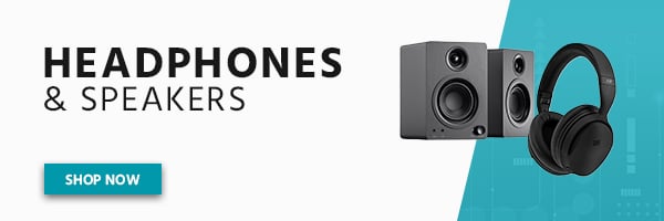 Headphones & Speakers. Shop Now.