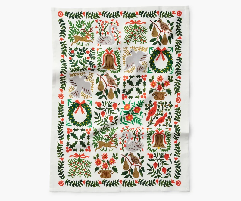 Image of Holiday Tea Towel - Christmastide