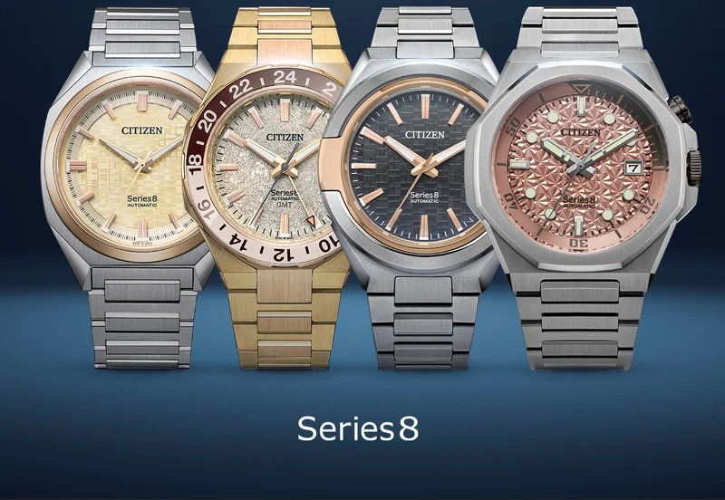 Showcasing a line-up of all four styles in the Series8 Collection