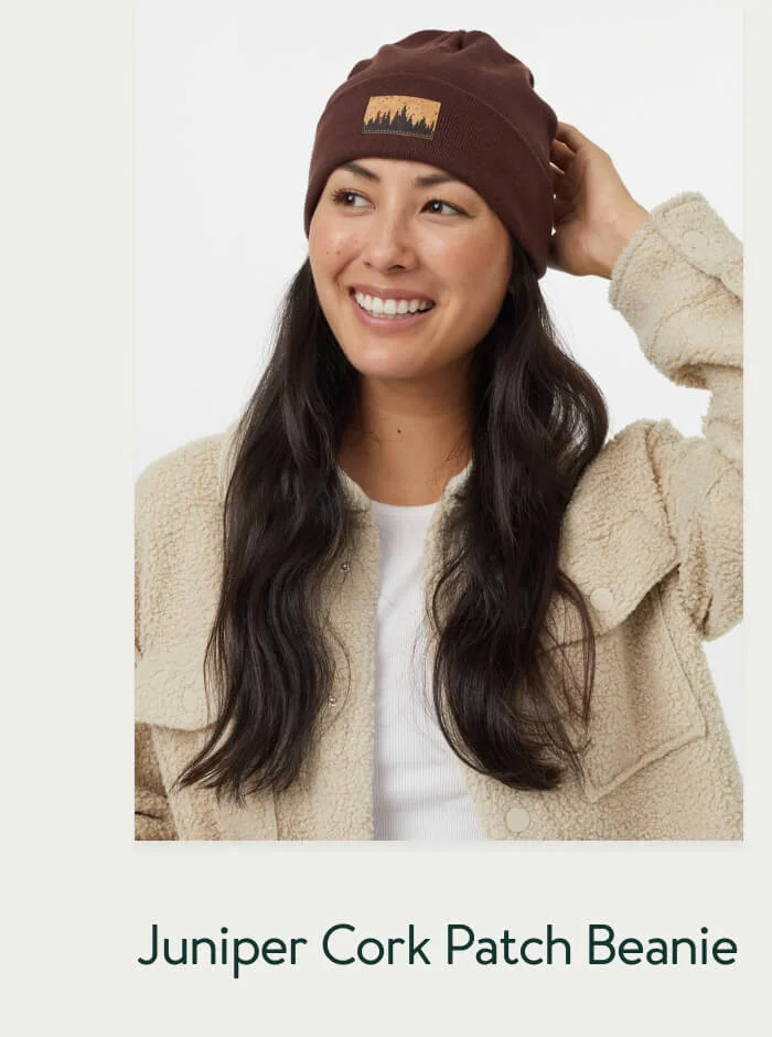Juniper Cork Patch Beanie