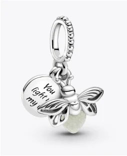 Glow-in-the-dark Firefly Dangle Charm