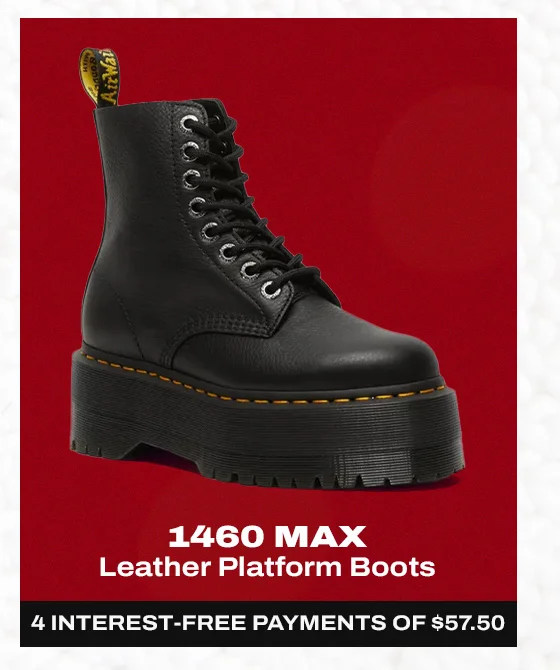 1460 Max Leather Platform Boots